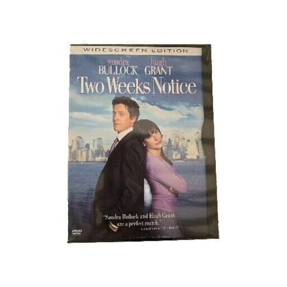 Two Weeks Notice (DVD, 2002) Widescreen Edition Rated PG 13 Starring Hugh Grant - Picture 1 of 4